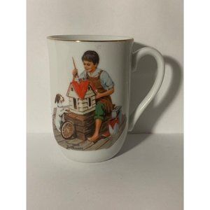 Norman Rockwell A Dollhouse For Sis Mug